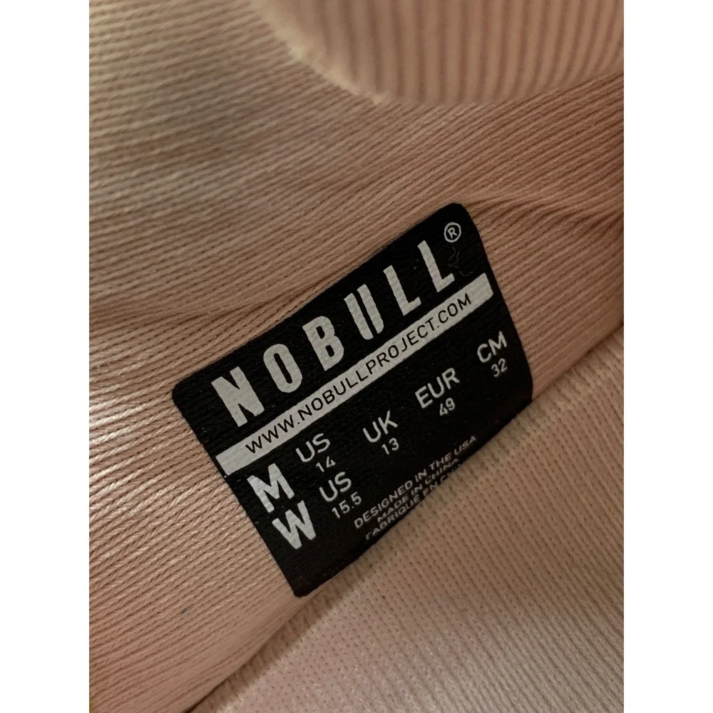 NoBull Perforated Suede Trainers Pink Clay Men's 14 Training Athletic Shoes